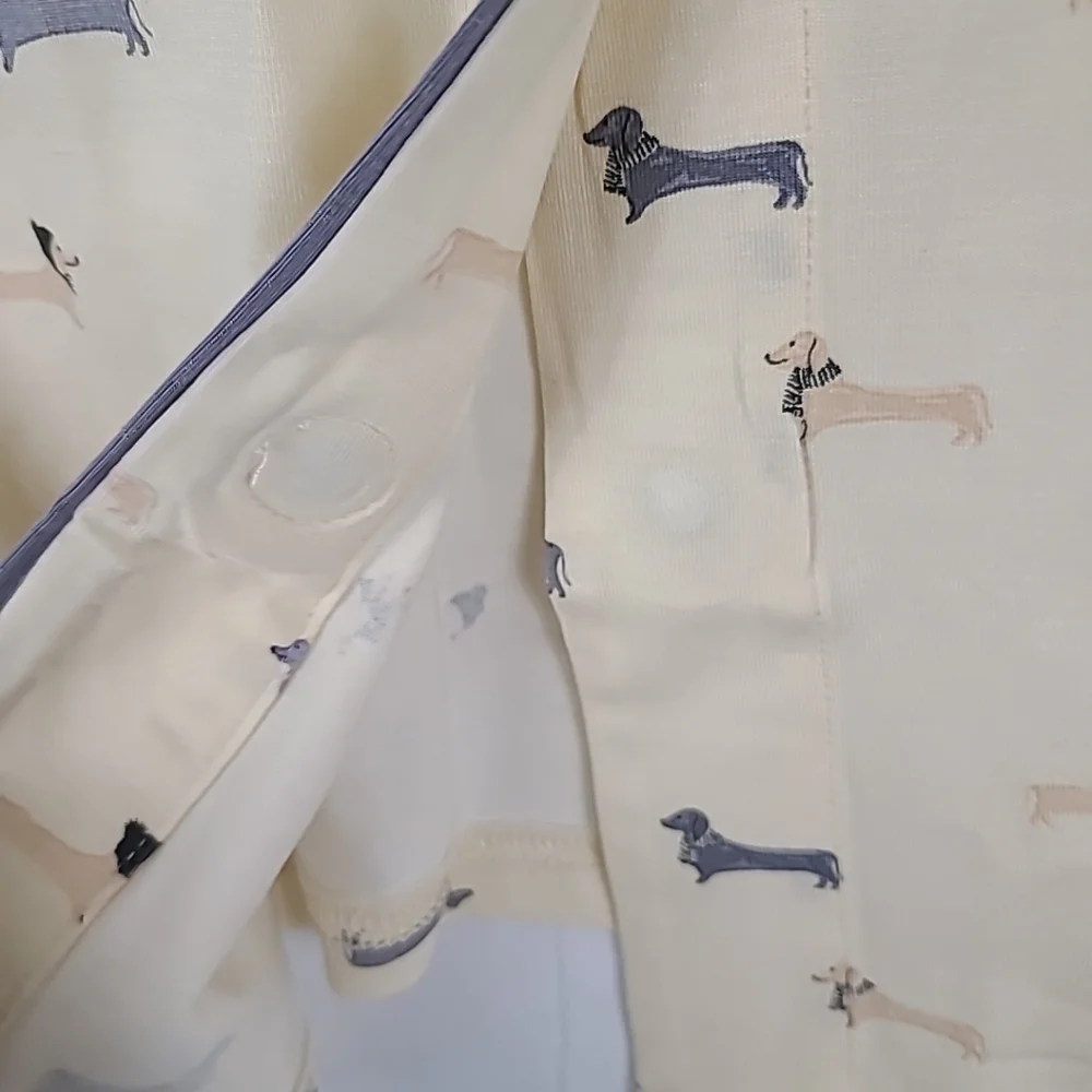 NWOT Magnetic Me Women Modal Beenie Von Weinie Cream Top Bottom Pajamas Sz XS - Picture 4 of 11